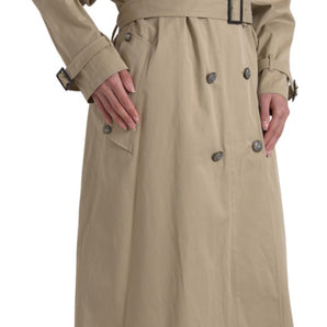 Dolce &amp; Gabbana Elegant Double Breasted Trench Coat