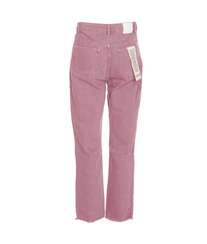 Vaqueros Hinnominate Chic rosa con parte inferior sin rematar
