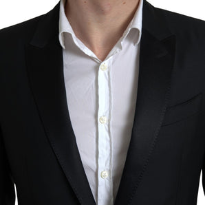 Dolce &amp; Gabbana Exquisito blazer slim fit en mezcla de lana