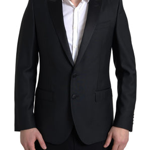 Dolce &amp; Gabbana Exquisito blazer slim fit en mezcla de lana