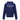 Balmain Elegant Navy Blue Monogram Hoodie