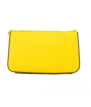 Michael Kors Jet Set Daffodil Vegan Crossbody Tech Attachment Bag Purse