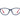 Max &amp; Co Blue Plastic Glasses (Frames)