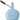 Dolce & Gabbana Light Blue Calfskin Leather Mirror Holder