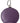 Dolce & Gabbana Purple Calfskin Leather Round Hand Mirror Holder