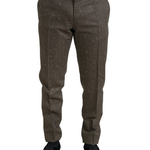 Dolce &amp; Gabbana Elegant Skinny Wool Chino Pants