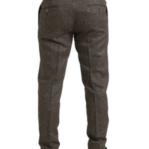 Dolce & Gabbana Elegant Skinny Wool Chino Pants