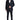 Dolce & Gabbana Elegant Blue & Black Martini Slim Fit Suit