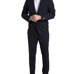 Dolce & Gabbana Sleek Dark Blue Martini Slim Fit Suit