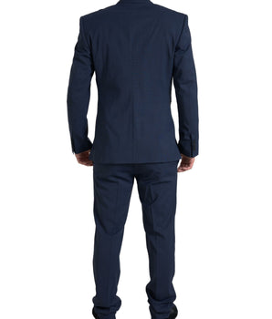 Dolce & Gabbana Blue 2 Piece Single Breasted SICILIA Suit