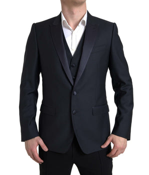 Dolce & Gabbana Blue 2 Piece Single Breasted MARTINI Suit