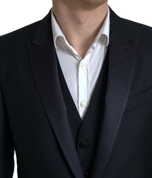 Dolce & Gabbana Blue 2 Piece Single Breasted MARTINI Suit