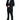 Dolce &amp; Gabbana Elegant Black Slim Fit Two-Piece Suit