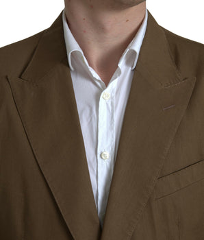 Dolce & Gabbana Brown 2 Piece Single Breasted TAORMINA Suit