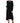 Dolce & Gabbana Black Wool Wrap Sheath Midi Gown Dress