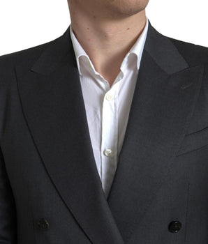 Dolce & Gabbana Gray 2 Piece Double Breasted SICILIA Suit