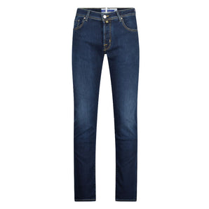 Vaqueros Jacob Cohen elegantes y ajustados en azul oscuro