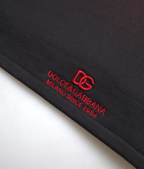 Dolce & Gabbana Red Leopard Cotton Sleeveless Tank T-shirt