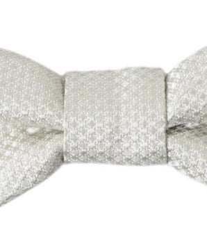 Dolce &amp; Gabbana Ivory Silk Adjustable Neck Papillon Men's Bow Tie