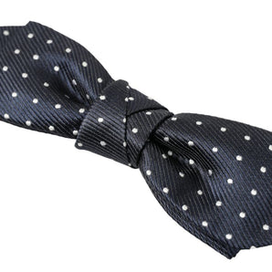 Dolce & Gabbana Elegant Blue Silk Bow Tie