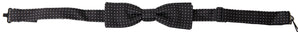 Dolce &amp; Gabbana Elegant Silk Black Bow Tie