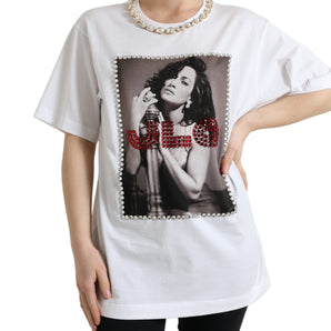 Camiseta Dolce &amp; Gabbana J.Lo Portrait Crystal - Edición limitada