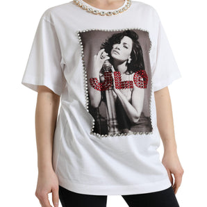 Dolce & Gabbana J.Lo Portrait Crystal Tee – Limited Edition