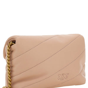 PINKO Bolso bandolera acolchado Love Puff Chic color rubor