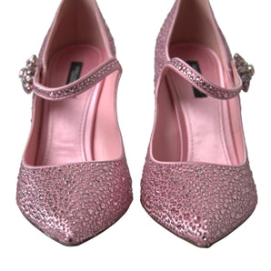 Dolce & Gabbana Enchanting Pink Crystal Pumps