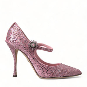 Dolce &amp; Gabbana Enchanting Pink Crystal Pumps