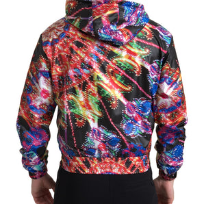 Dolce &amp; Gabbana Multicolor Full Zip Hooded Sweater