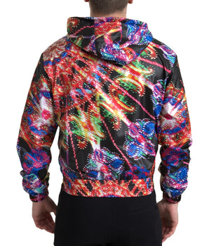 Dolce & Gabbana Multicolor Hooded Sweatshirt Sweater