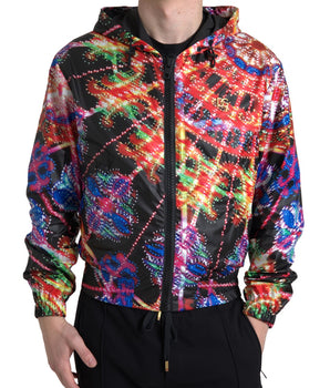 Dolce & Gabbana Multicolor Hooded Sweatshirt Sweater
