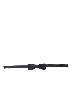 Dolce & Gabbana Blue Polka Dot Silk Adjustable Neck Men Papillon Bow Tie