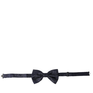 Dolce &amp; Gabbana Elegant Silk Blue Bow Tie