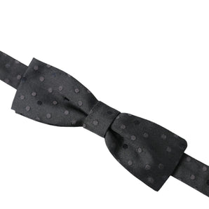 Dolce & Gabbana Opulent Silk Polka Dot Bow Tie for Men