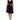 Roccobarocco Elegant Black Palladio Knee-Length Dress