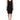 Roccobarocco Elegant Black Sheath Knee-Length Dress