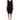 Roccobarocco Elegant Black Sheath Knee-Length Dress Roccobarocco