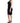 Roccobarocco Elegant Black Sheath Knee-Length Dress Roccobarocco 