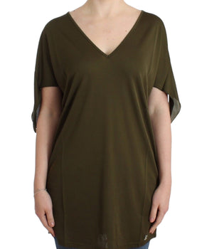 John Galliano Emerald Elegance Rayon Blouse John Galliano 