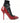 Dolce & Gabbana Red Ayers Leather Lace Socks Pumps Shoes