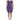 John Galliano Elegant Purple Jersey Cocktail Dress