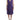 John Galliano Elegant Purple Knee-Length Jersey Dress