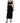 Dolce & Gabbana Black Cut Out Sleeveless Bodycon Midi Dress