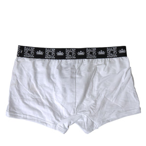 Dolce & Gabbana Elite White Cotton Stretch Boxers