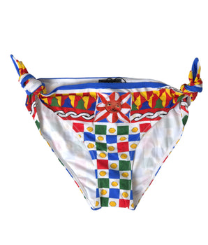 Dolce &amp; Gabbana Braguita de bikini con estampado Carretto multicolor