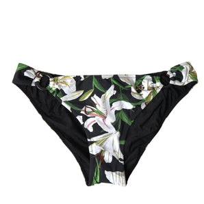 Dolce &amp; Gabbana Elegant Floral Print Bikini Bottoms - Swim In Style