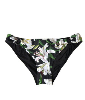 Dolce &amp; Gabbana Elegant Floral Print Bikini Bottoms - Swim In Style