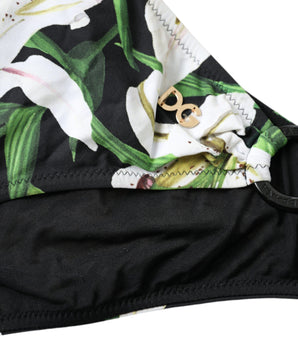 Dolce &amp; Gabbana Elegant Floral Print Bikini Bottoms - Swim In Style
